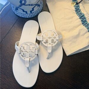 Tory Burch Cream Sandals